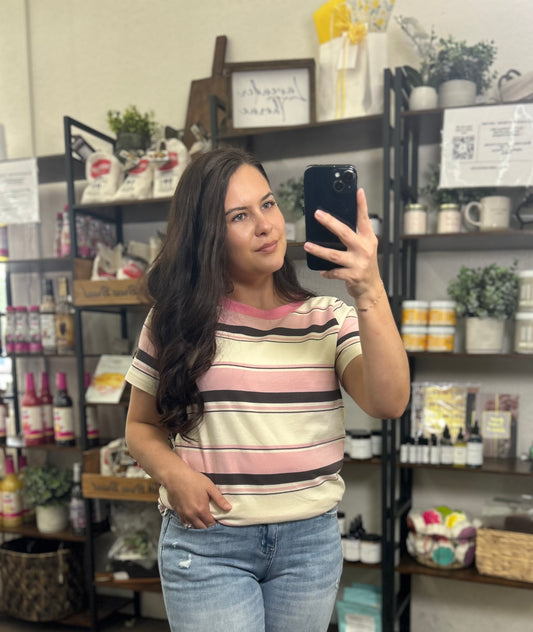 Staccato Multi Stripe Tee