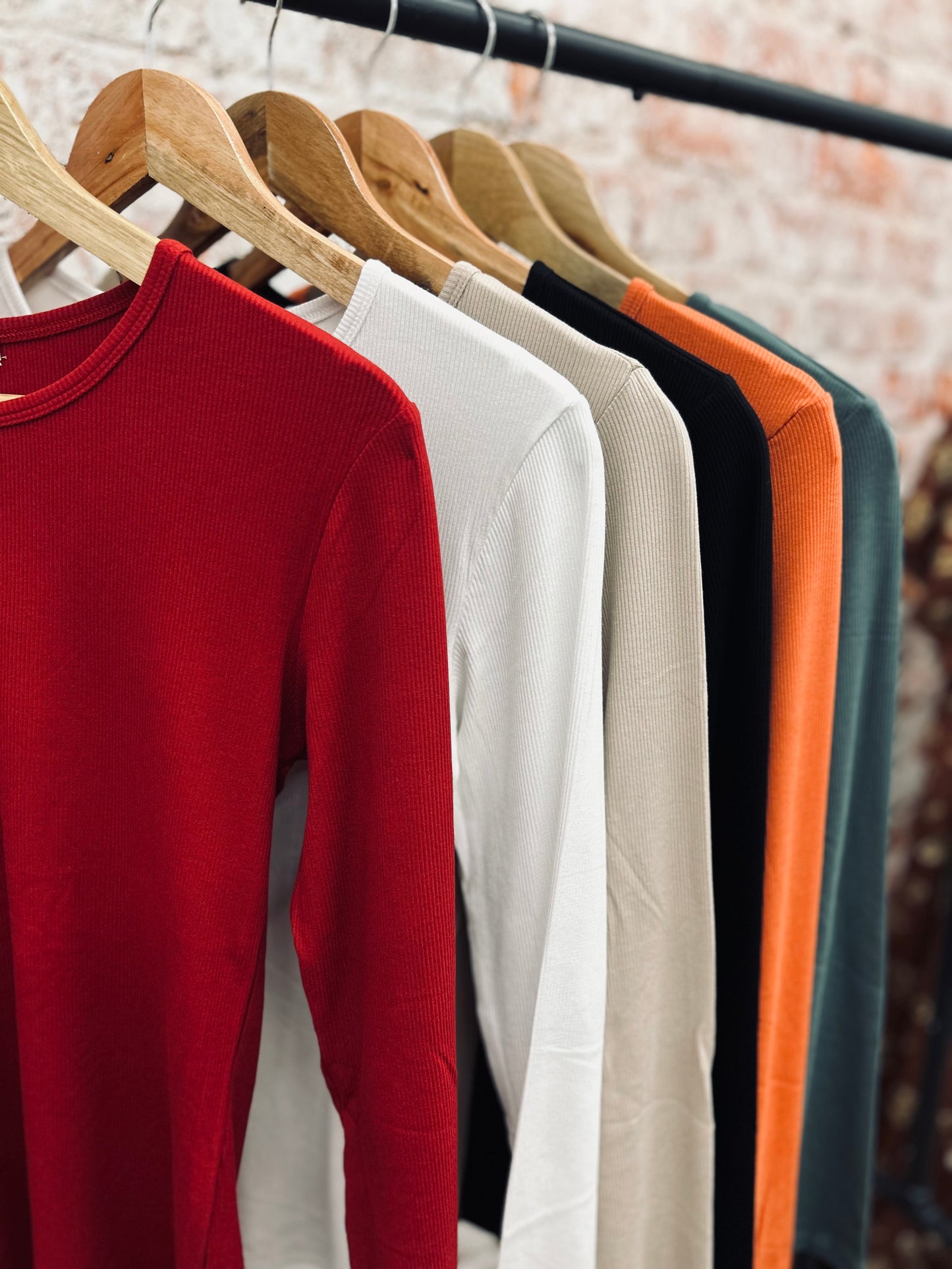 Pure Comfort LuxeAir Ribbed Long Sleeve Top