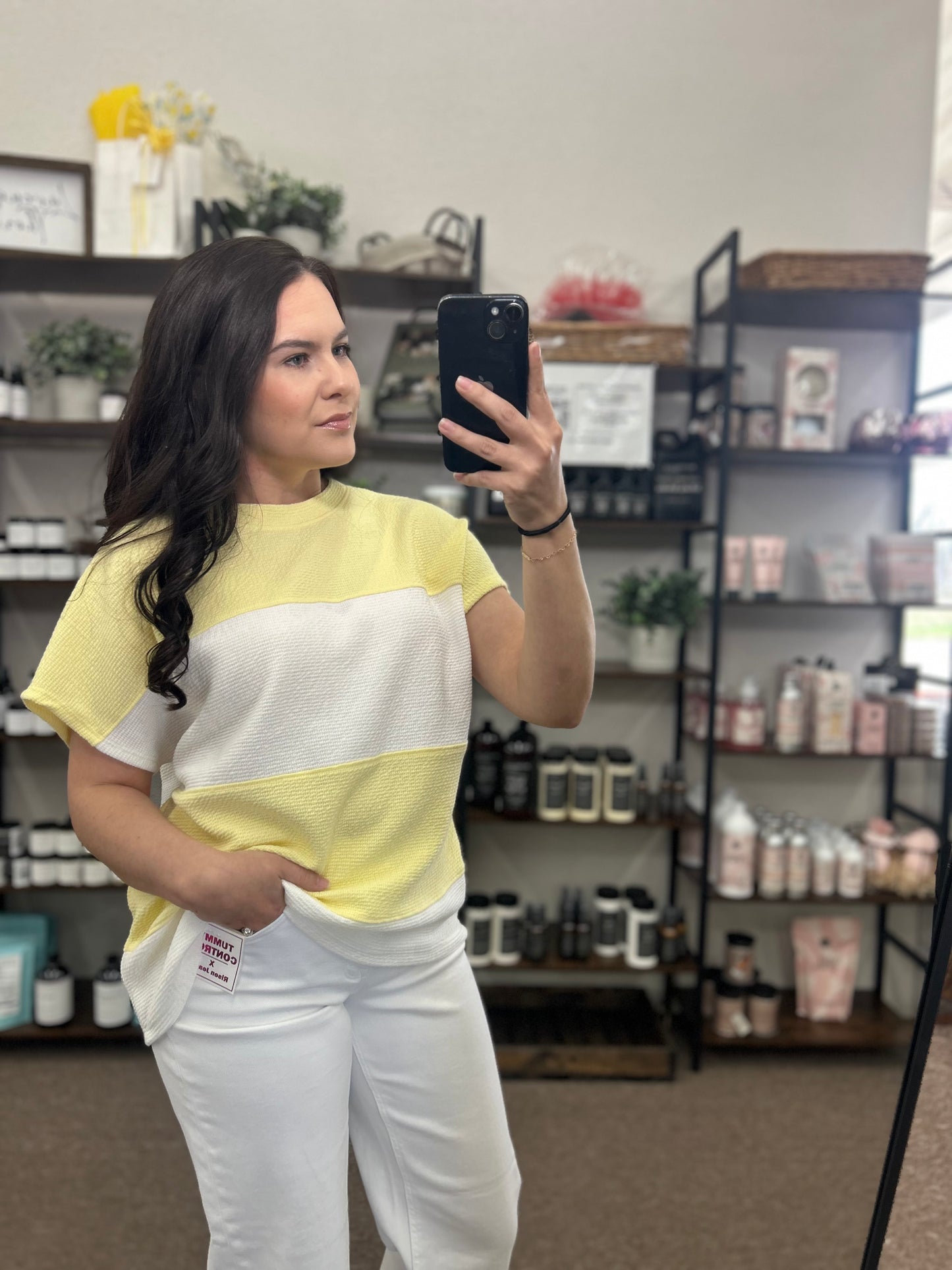 The Blakely Color Block Top