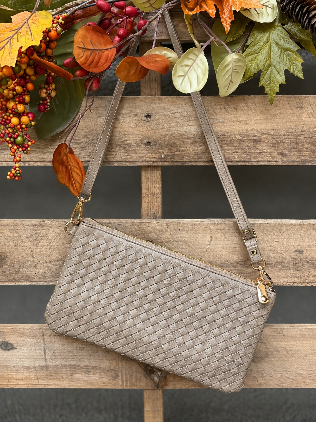 The Sutton Woven Crossbody