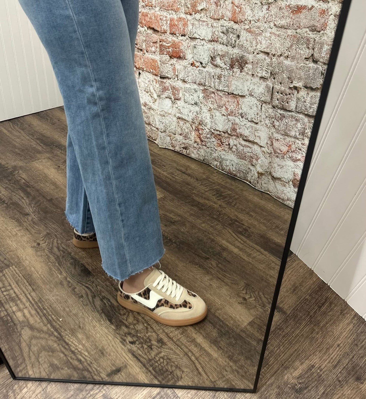 Leopard Mule Sneakers