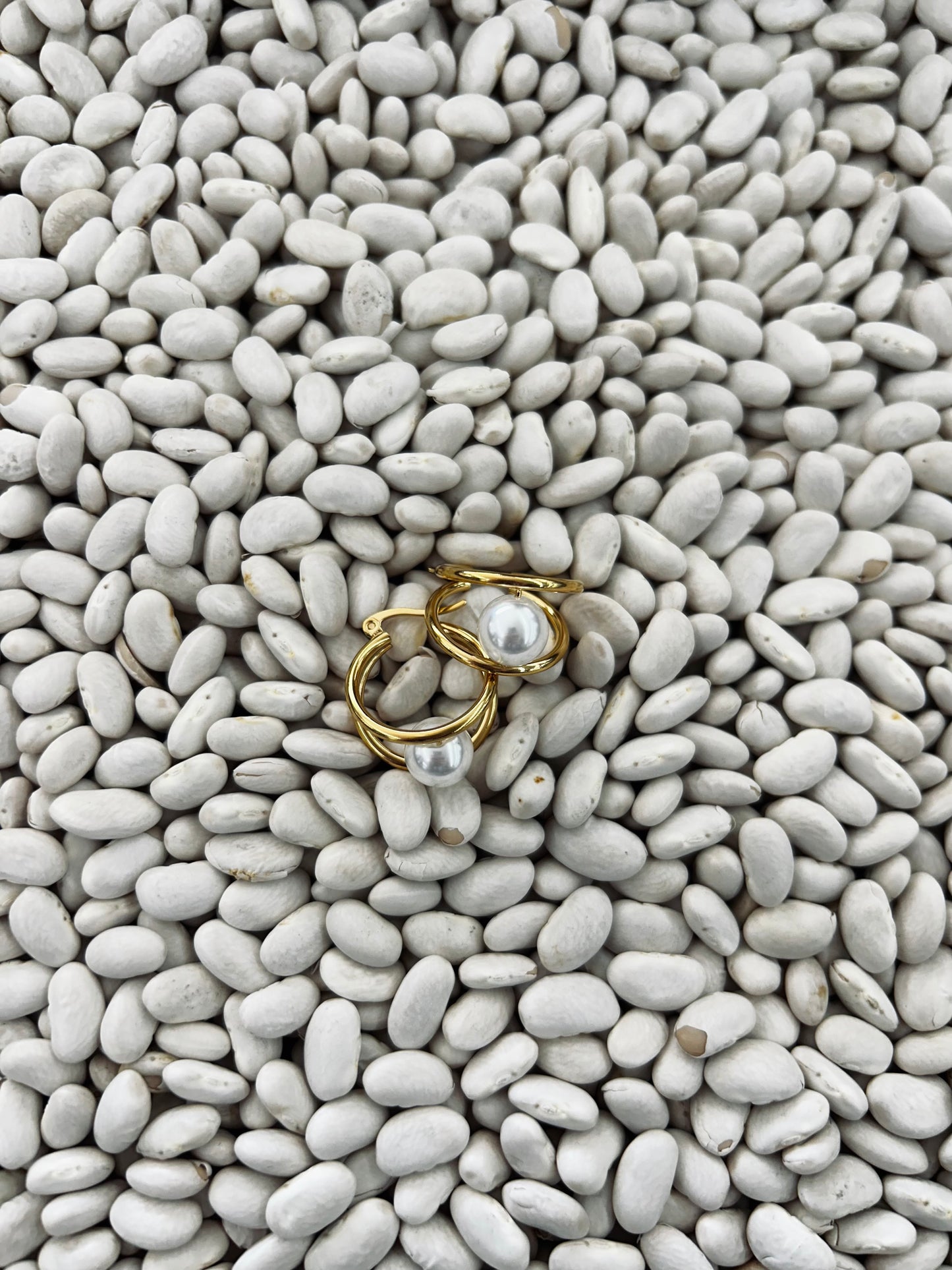 Waterproof Non-Tarnish Stainless Steel Pearl Studs