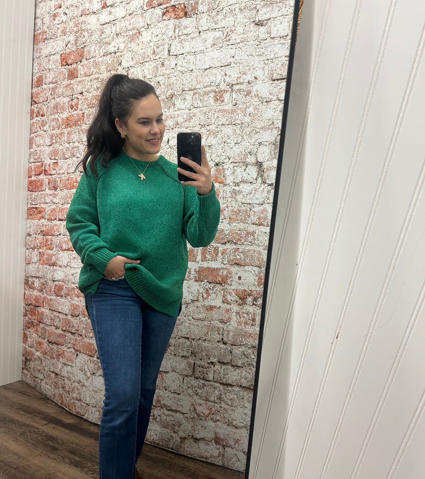 Zenana Chenille Raglan Sweater