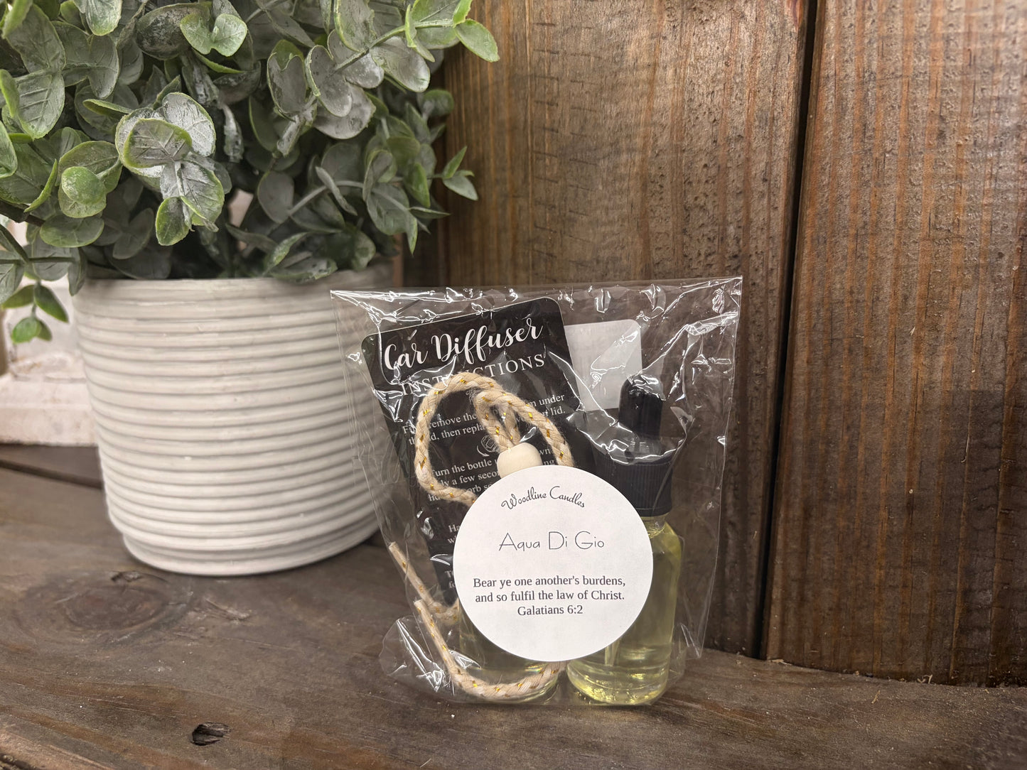 Woodline Candles- Car Diffusers