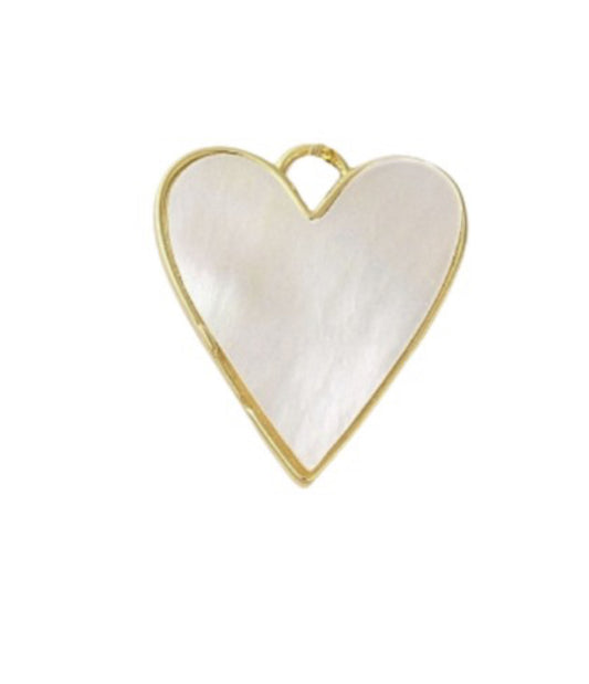 Gold Pearlescent Statement Charm
