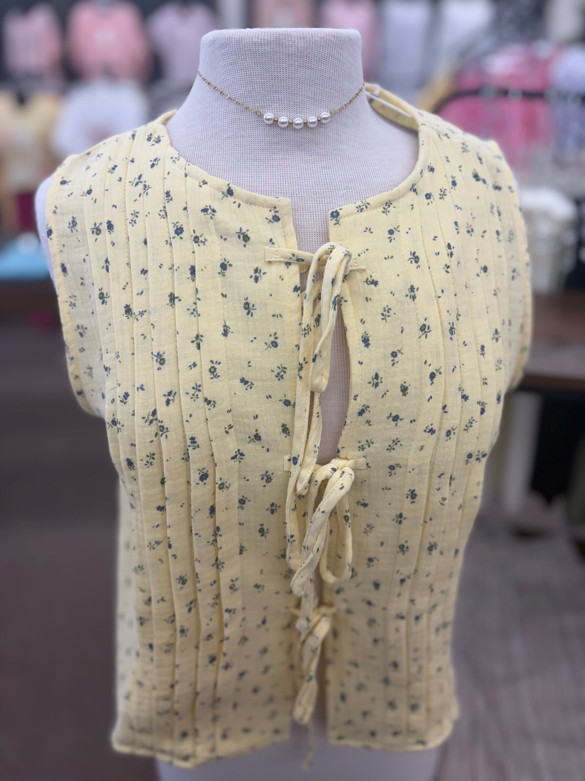 Blooming Fields Tie Top