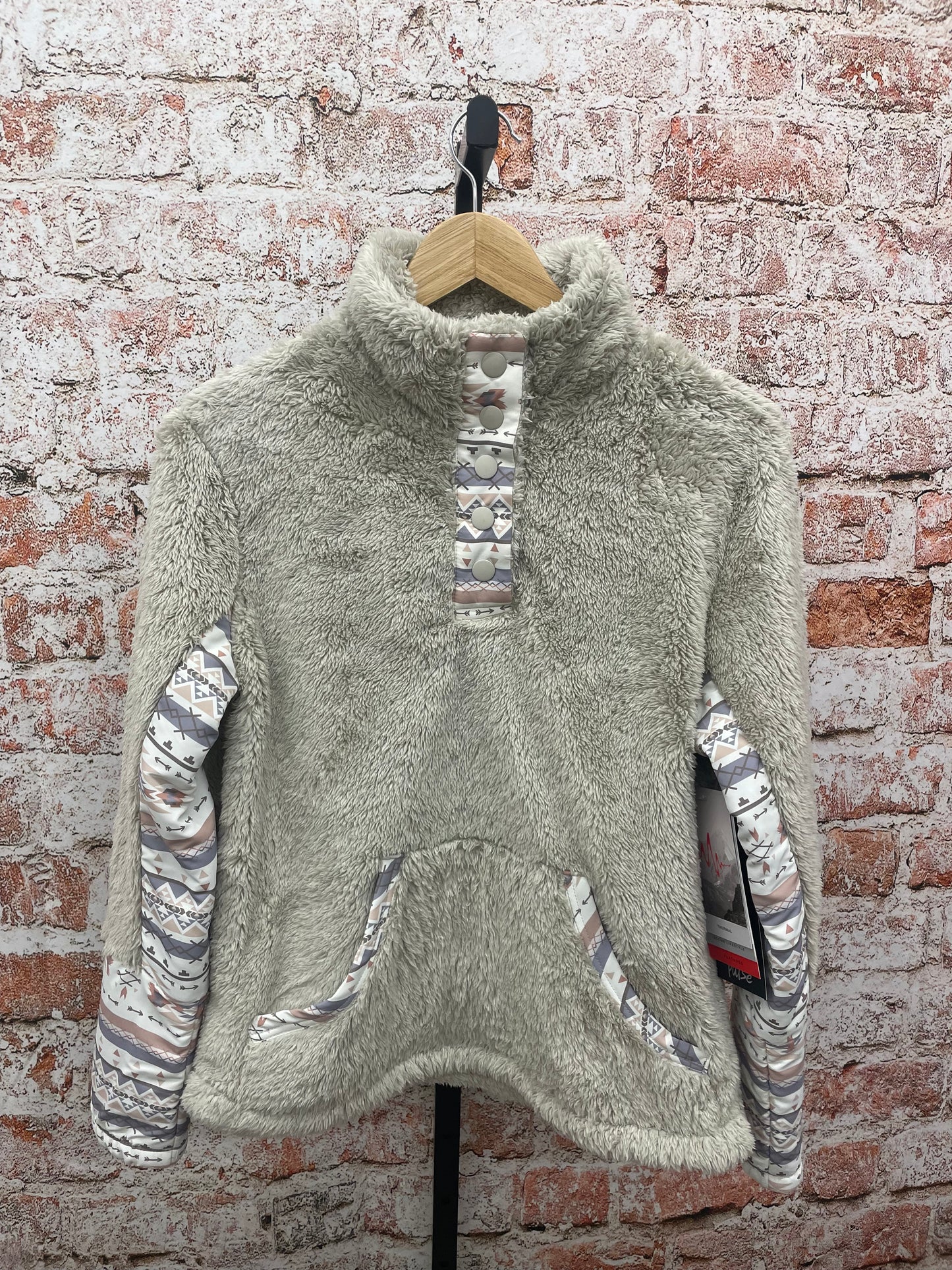 Women’s Birdeye Snap Pullover Stone Aztec
