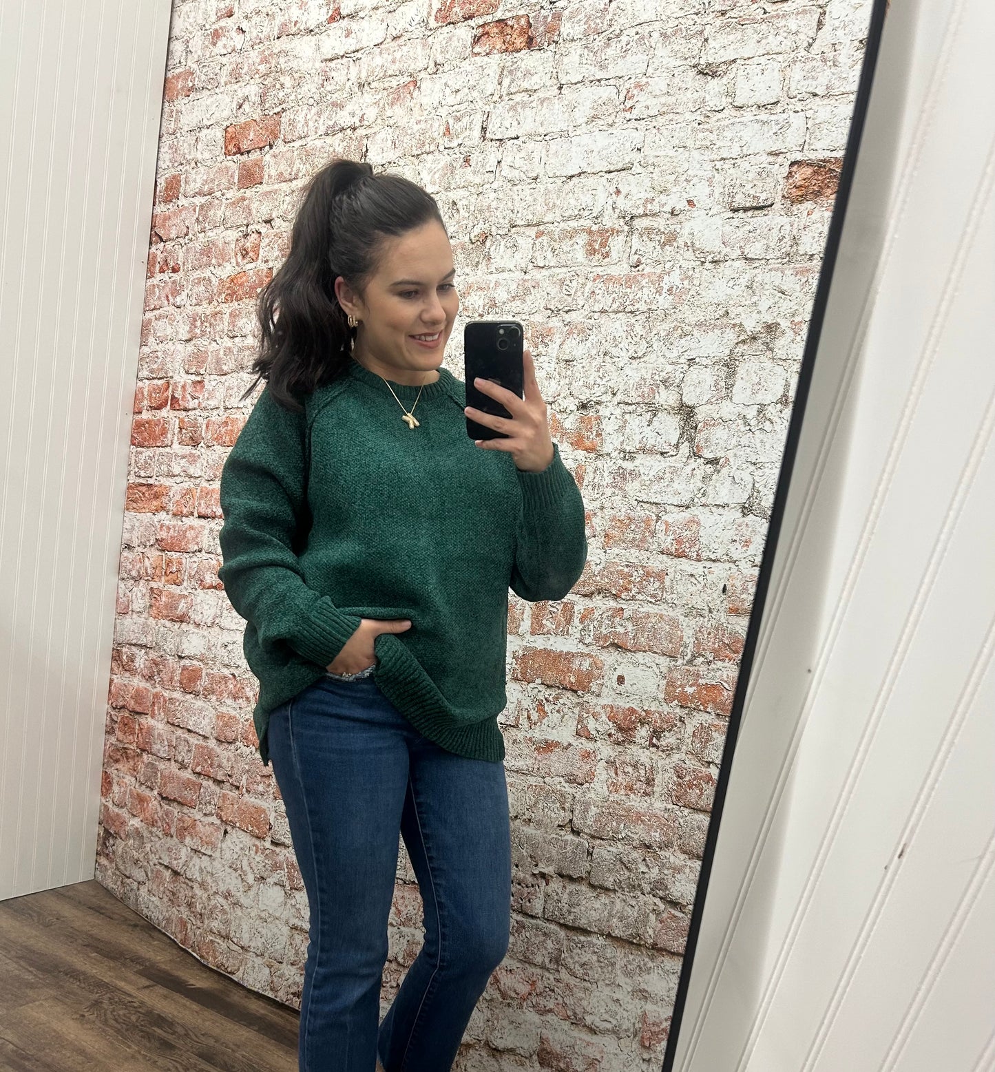 Zenana Chenille Raglan Sweater