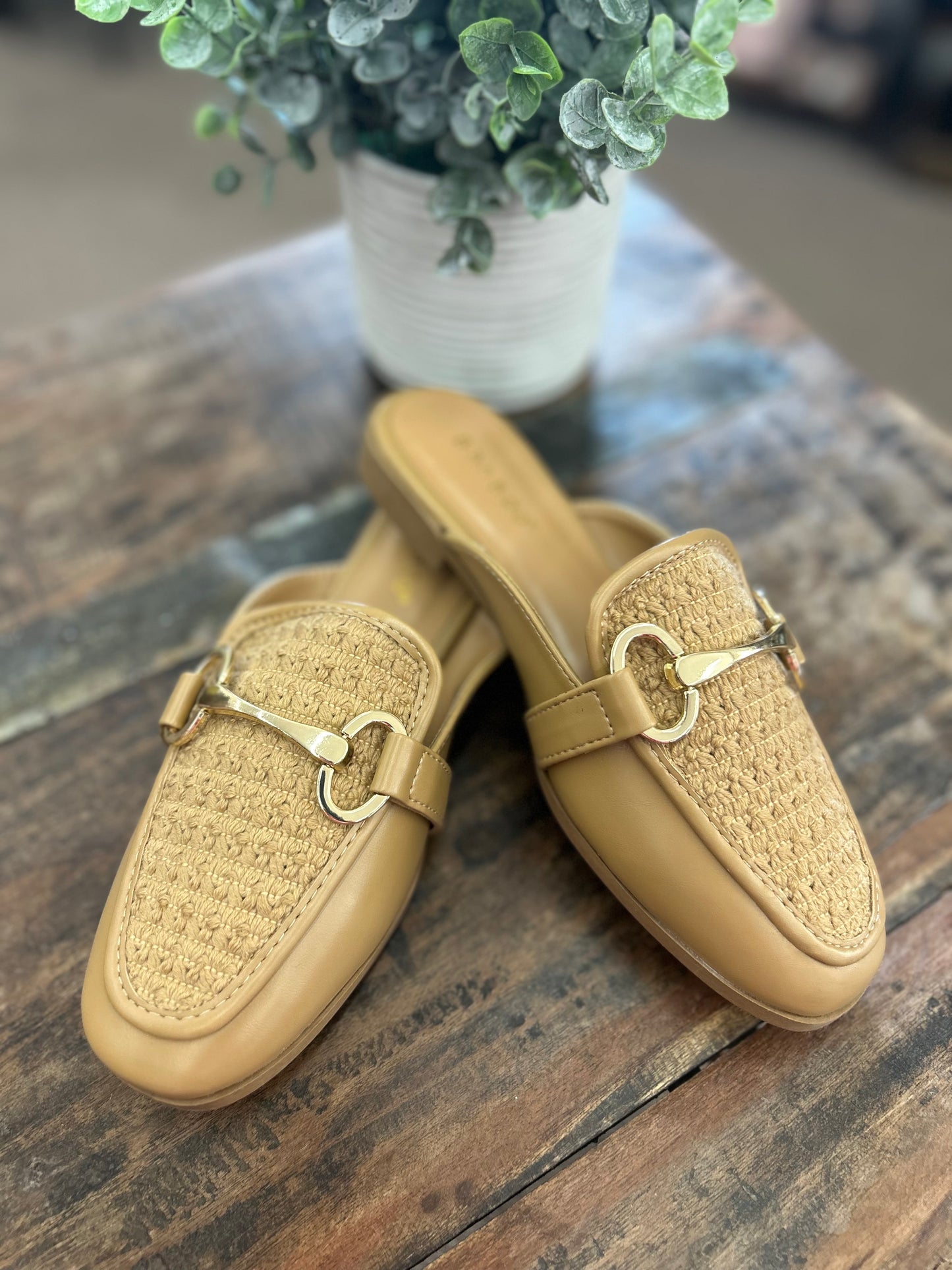 Woven Mule Loafer