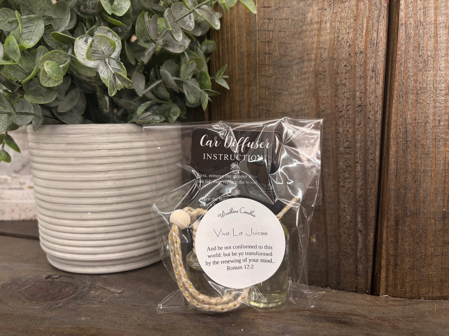 Woodline Candles- Car Diffusers