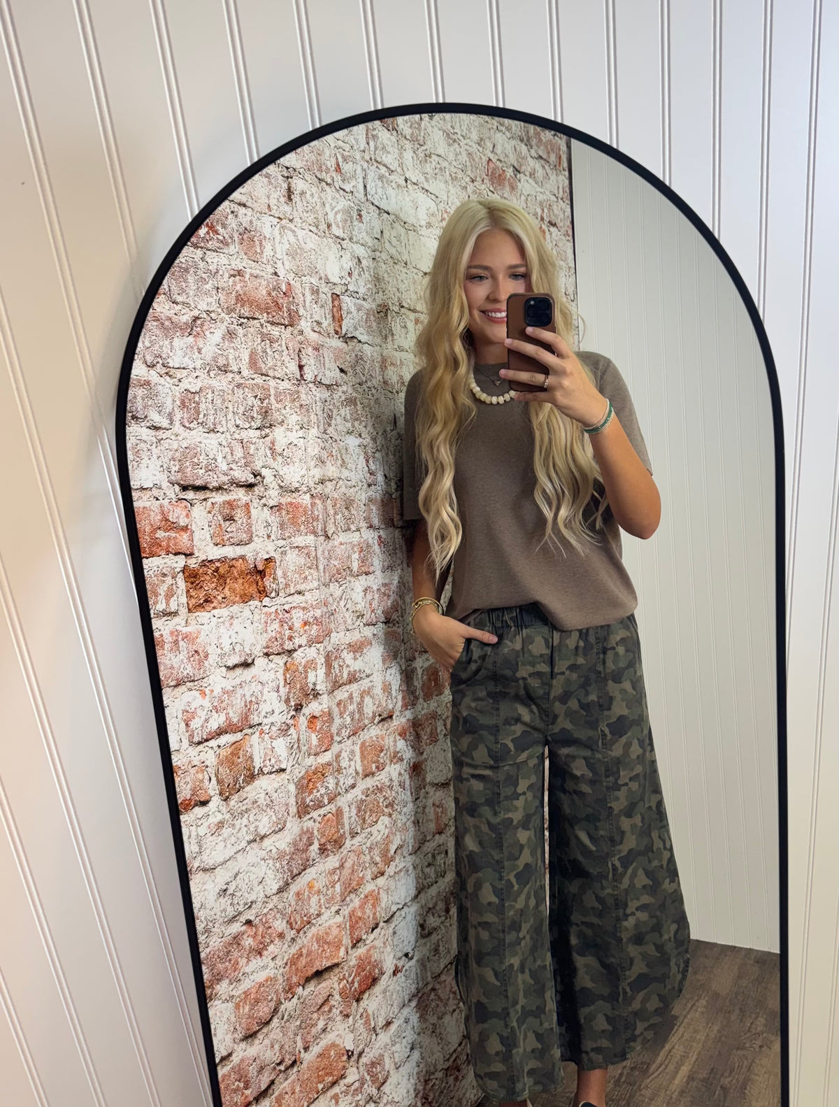 Camo Tulip Denim Relaxed Fit Jean