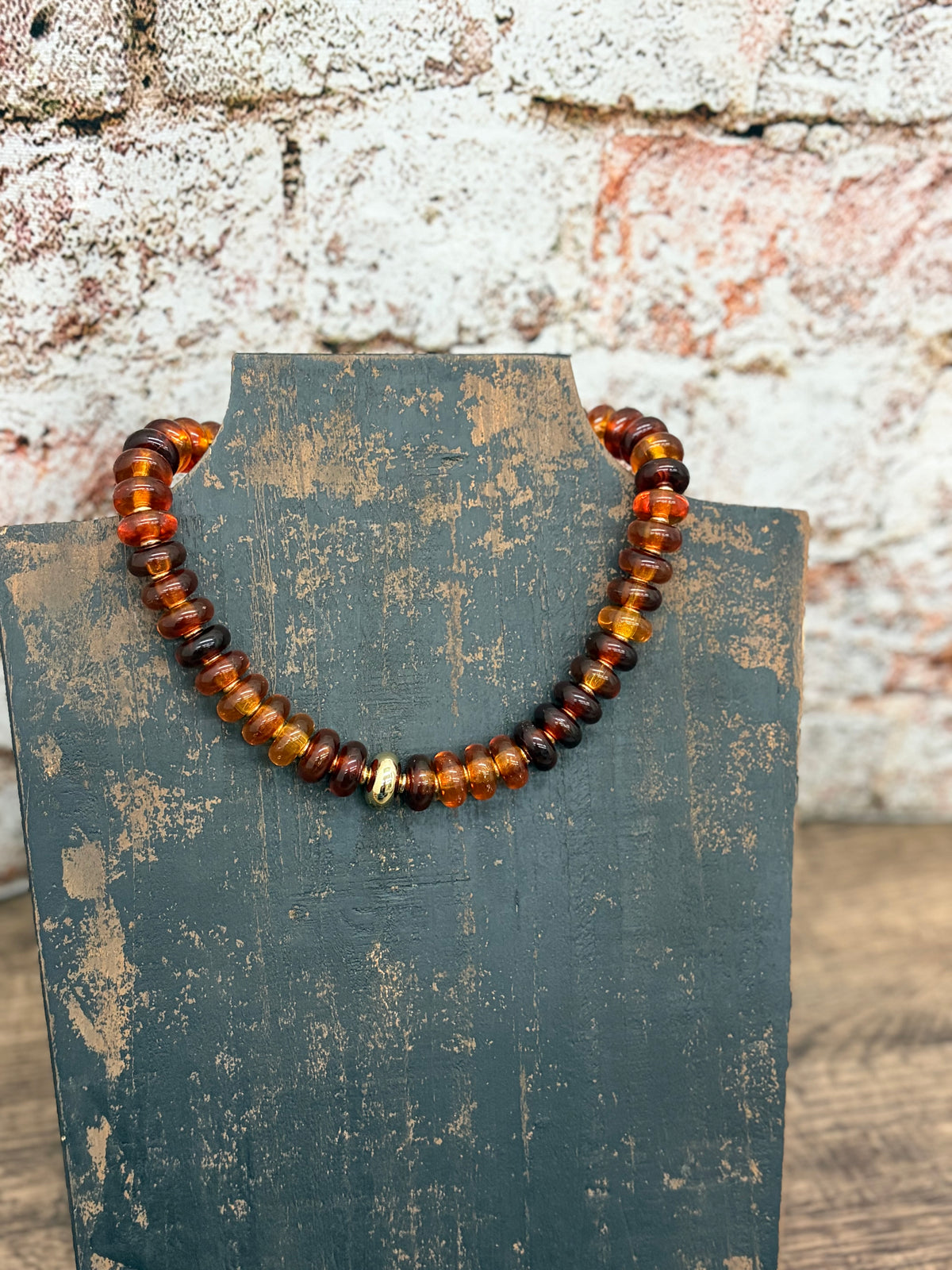 Resin Beaded Necklace