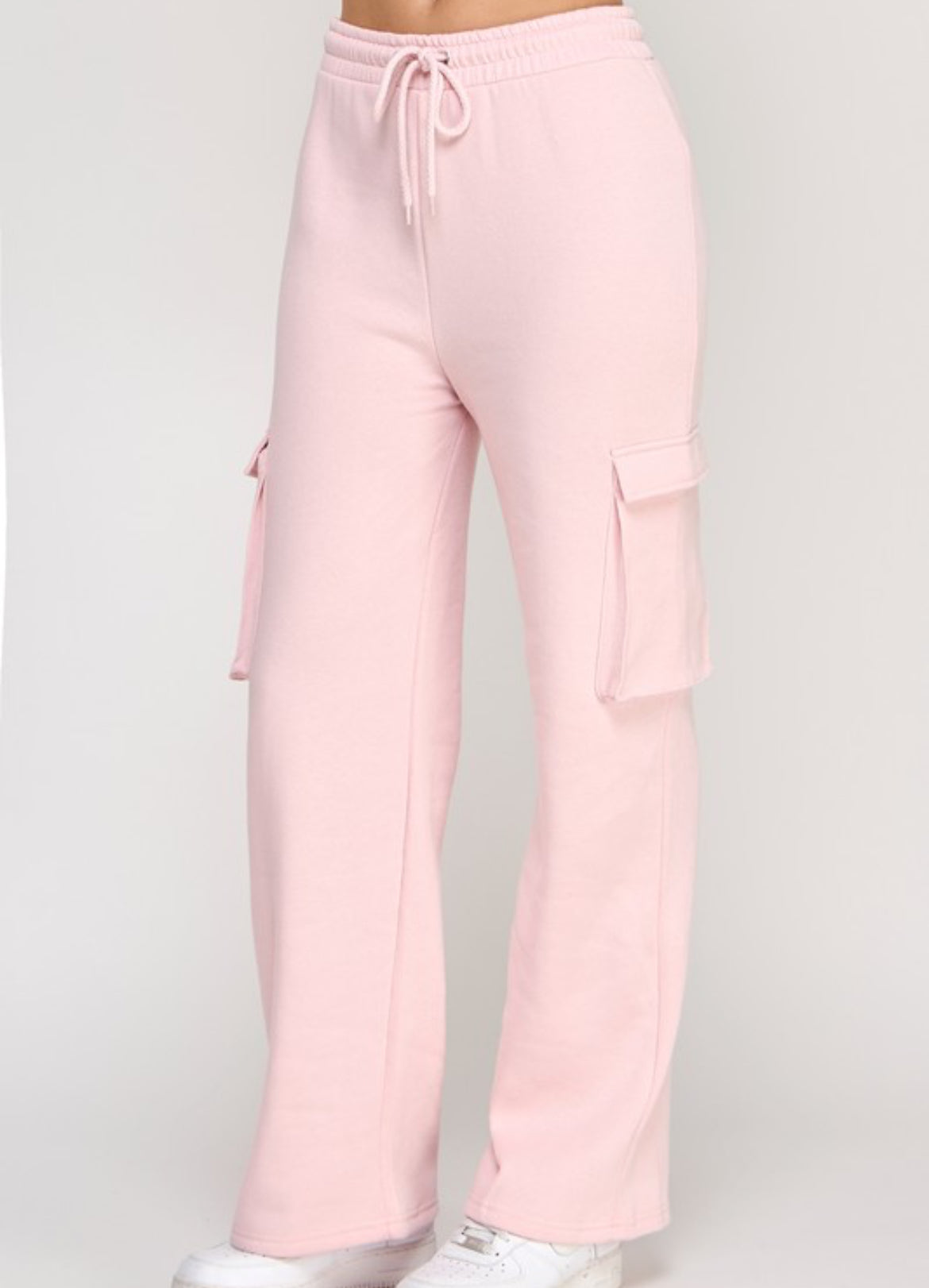 Fleece Cargo Pocket Straight Leg Jogger