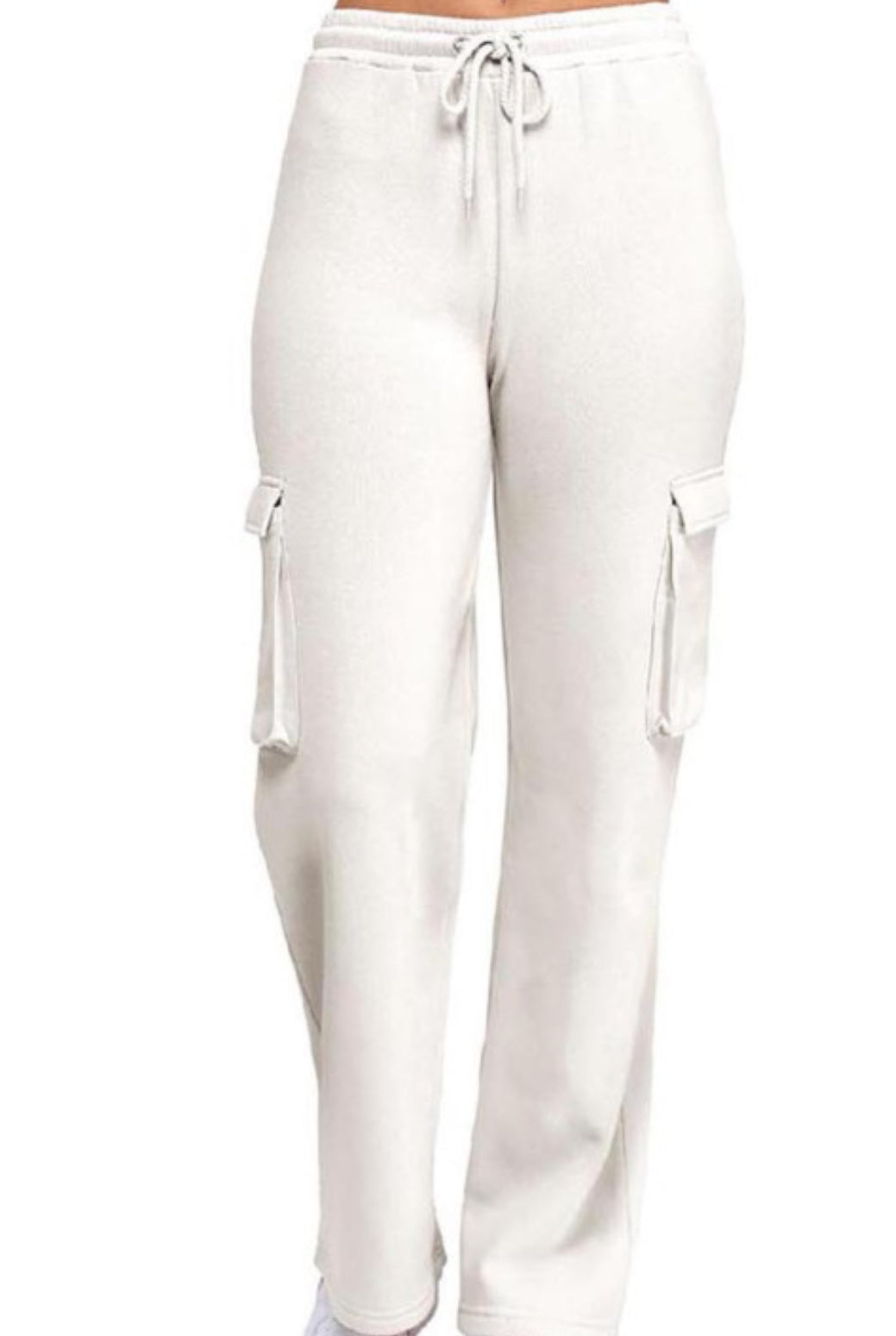 Fleece Cargo Pocket Straight Leg Jogger