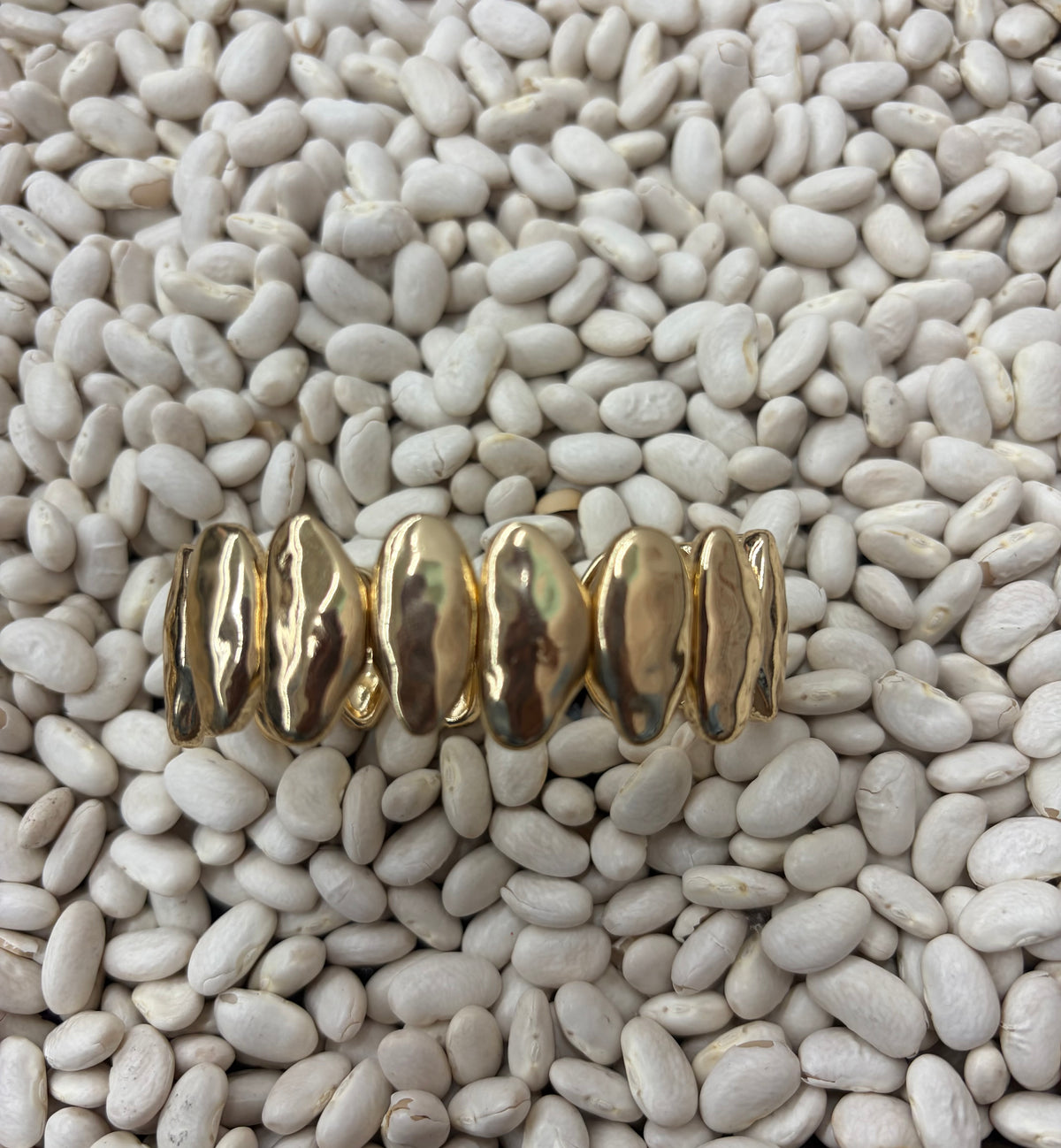 Chunky Oval Nugget Stretch Bracelet