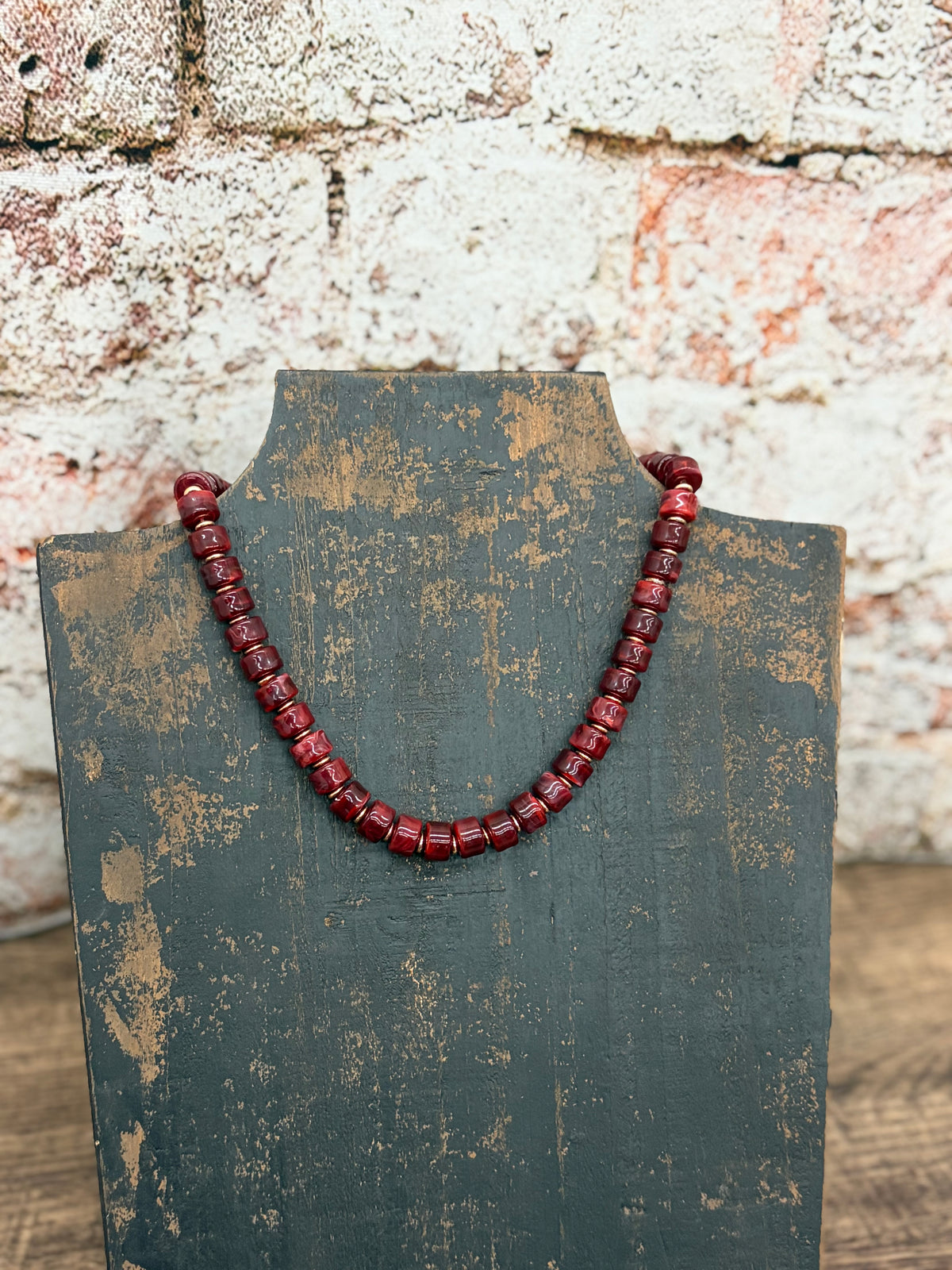 Resin Beaded Necklace