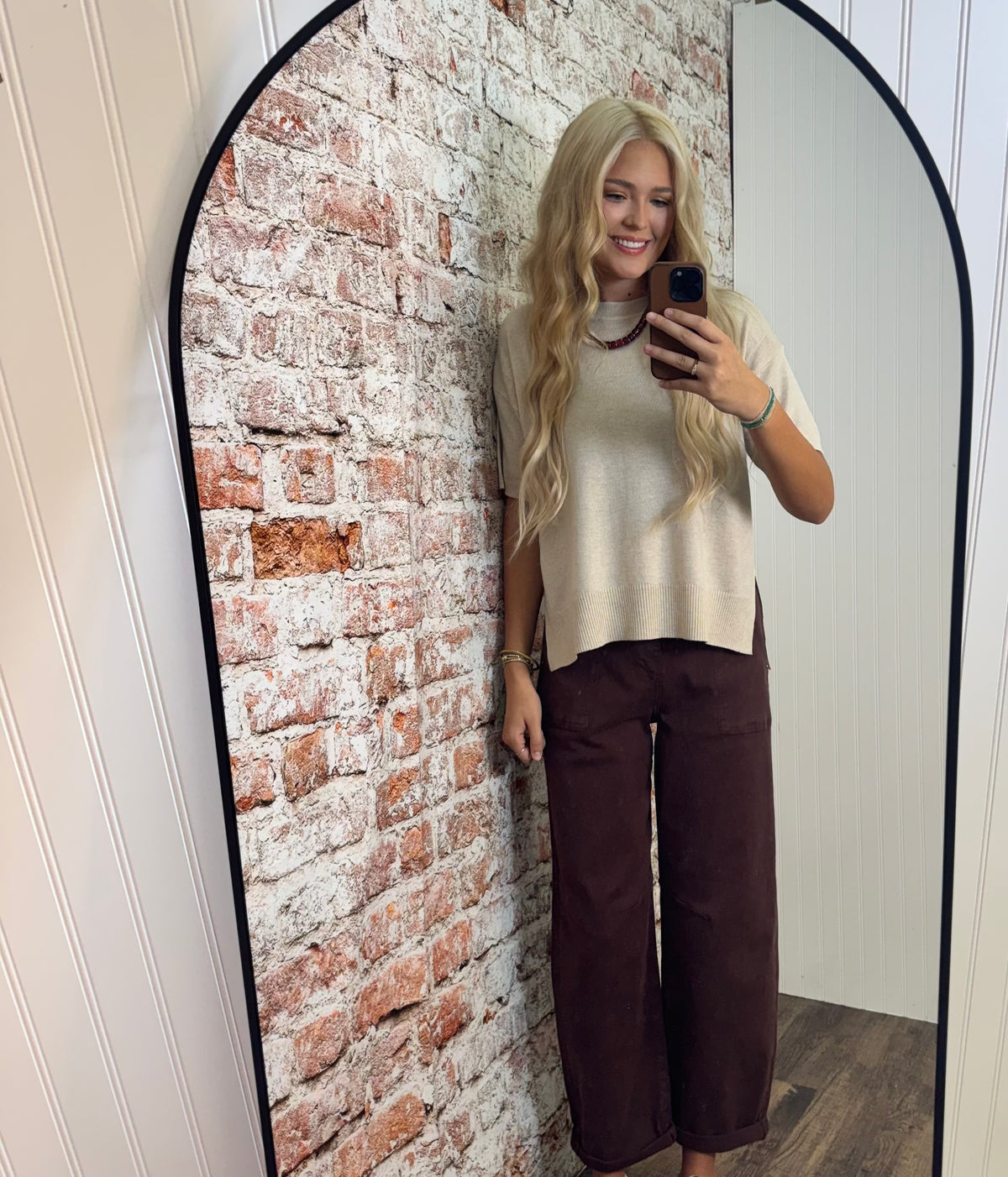 Risen- High Rise Ankle Cuffed Barrel Pants