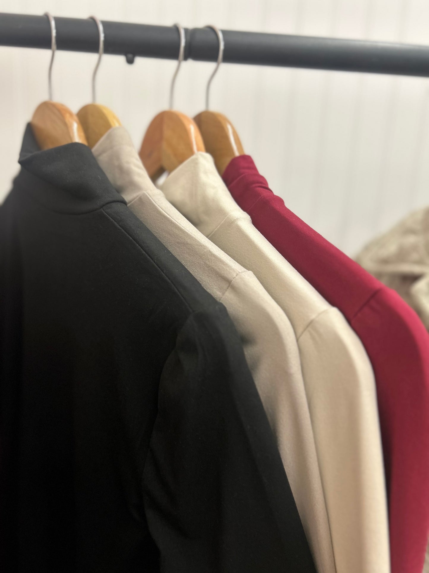 Premium MicroFiber Mock Neck