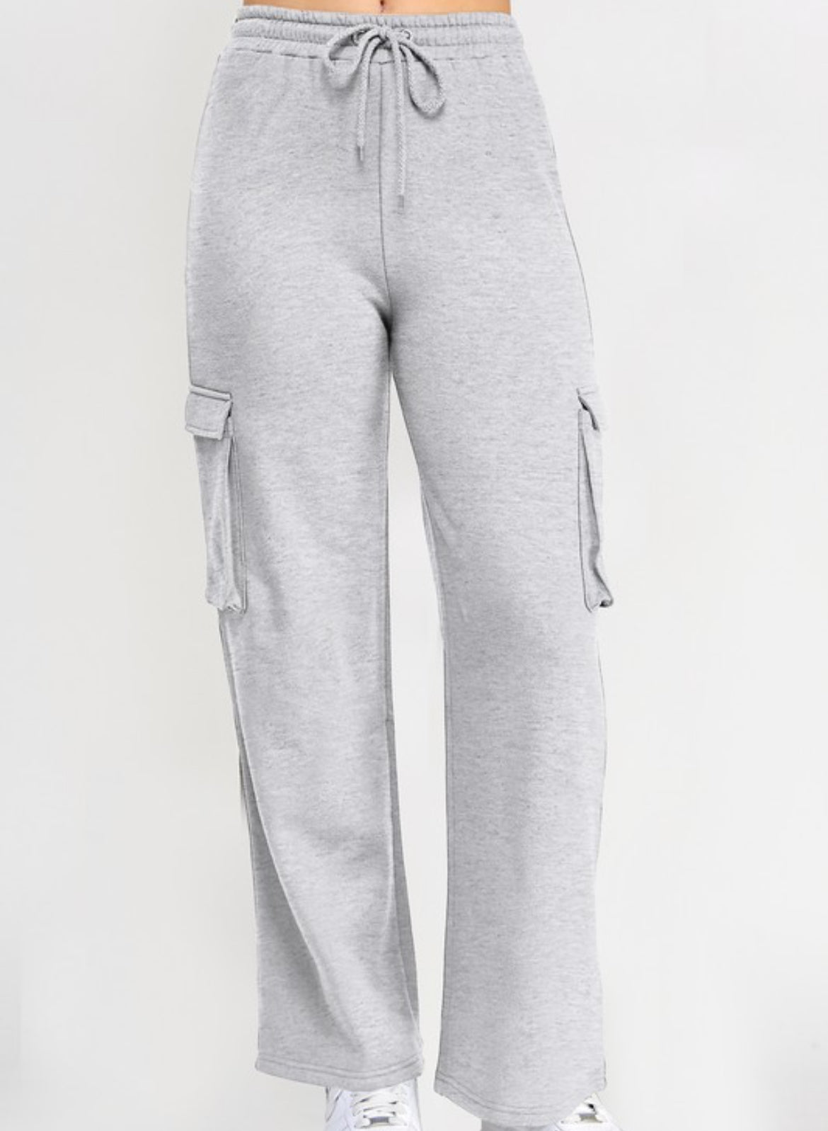 Fleece Cargo Pocket Straight Leg Jogger