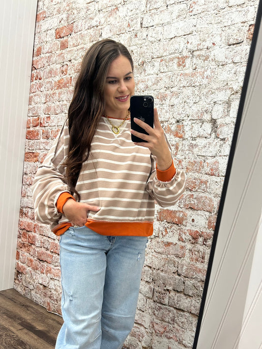 Pumpkin Latte Pullover