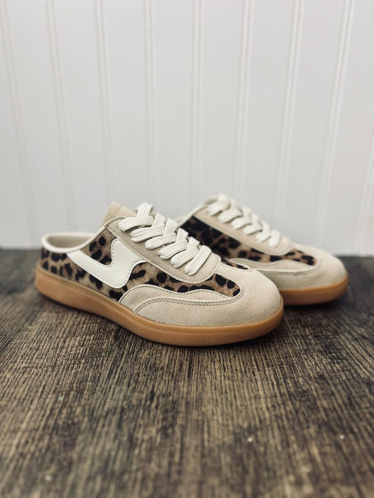 Leopard Mule Sneakers