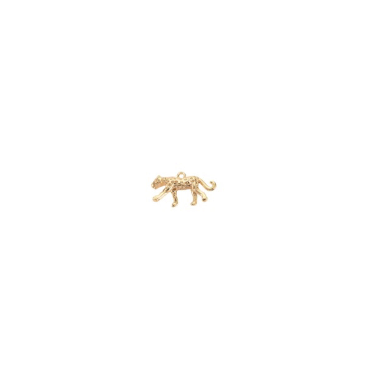 Gold Leopard Charm
