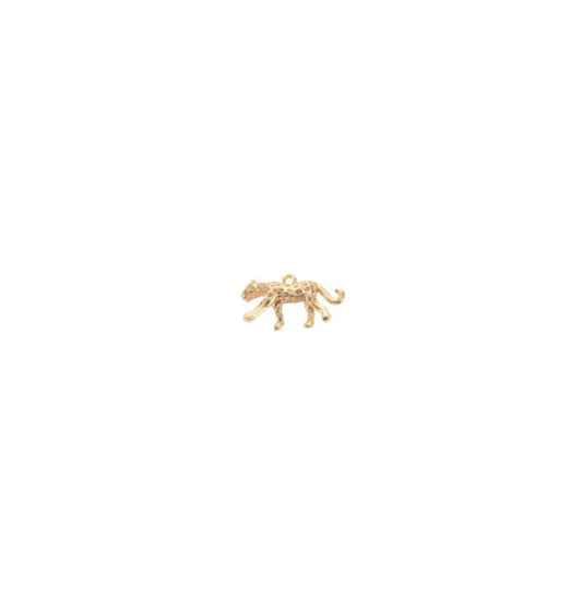 Gold Leopard Charm