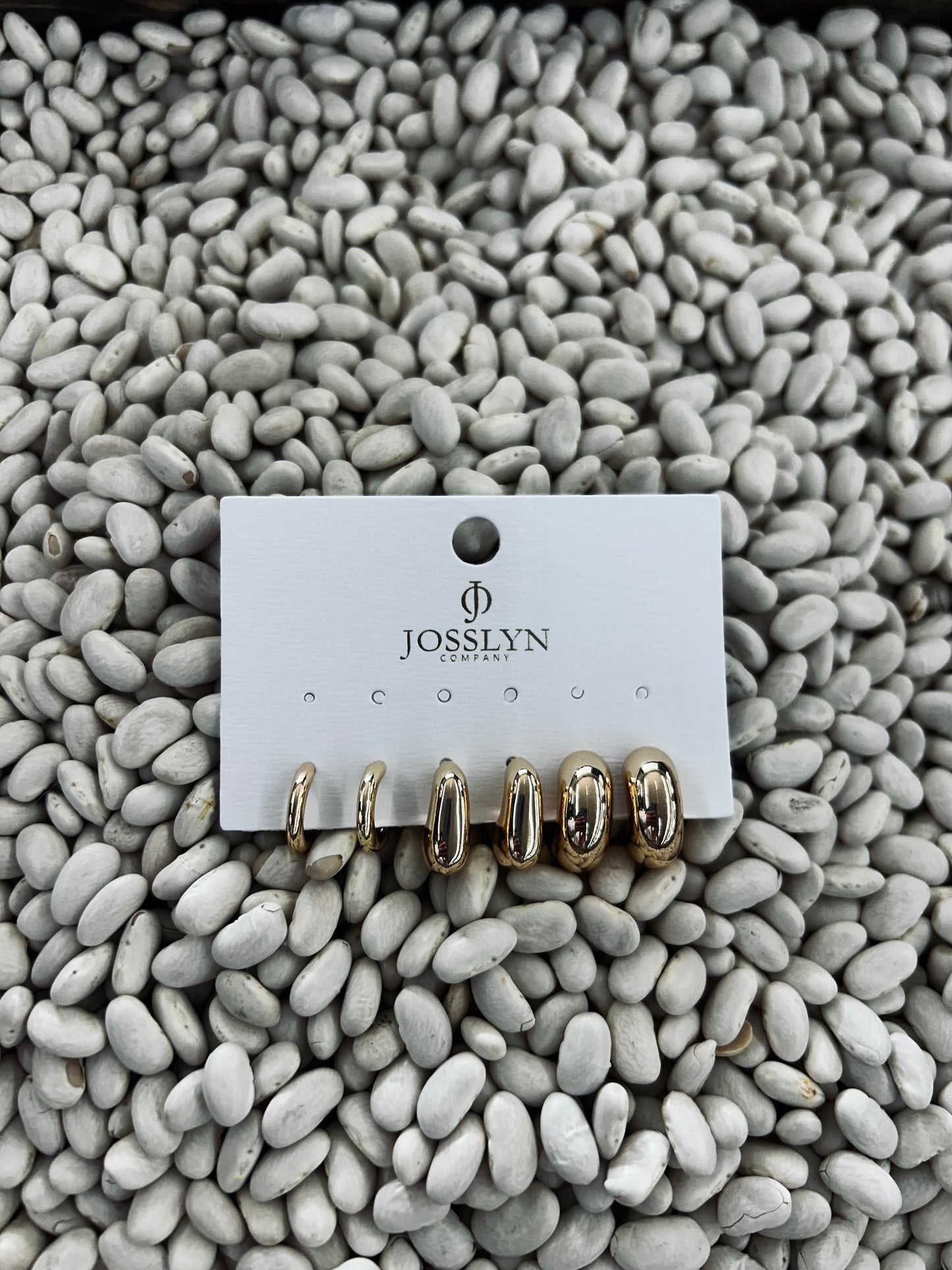 Bubble Hoop Huggie Trio Earrings
