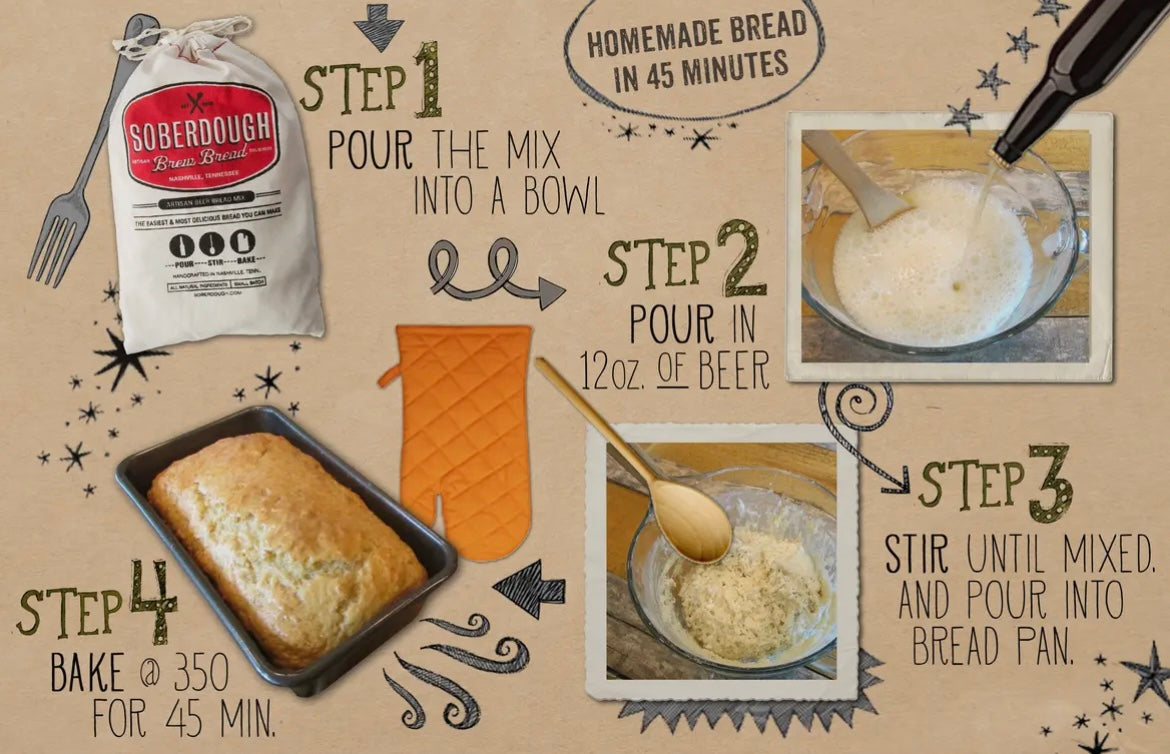 Soberdough - Cheesy Garlic Bread